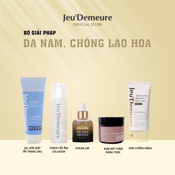 Bộ sản phẩm Giải pháp cho da nám, chống lão hóa - Jeu’Demeure