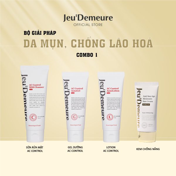 Bộ sản phẩm Giải pháp da mụn, chống lão hóa 2 - Jeu’Demeure