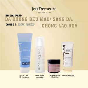Bộ sản phẩm Giải pháp không đều màu, trắng da, chống lão hóa 1 - Jeu’Demeure